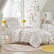 preview thumbnail 2 of 8, Intelligent Design Kids Elsie Pompom Clip Jacquard Duvet Cover Set