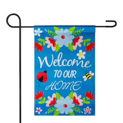 Welcome to Our House Outdoor Garden Flag - 12.5" x 18"