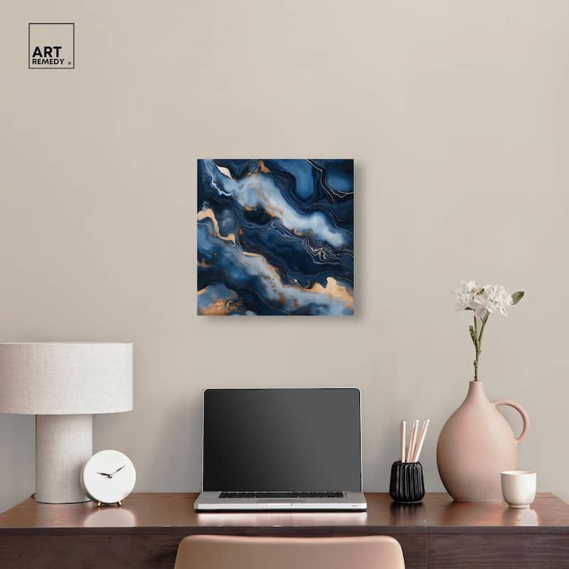 Deep Sea Geode IV Canvas by Art Remedy, Gallery Wrapped