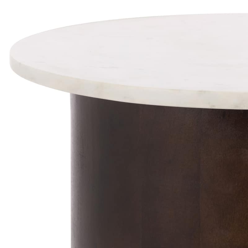 SAFAVIEH Home Kappie Round Accent Table - 19"W x 19"D x 22"H