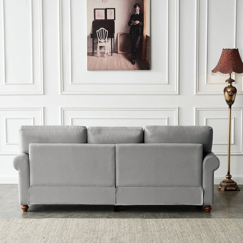 Linen Fabric Upholstery Sofa With Storage