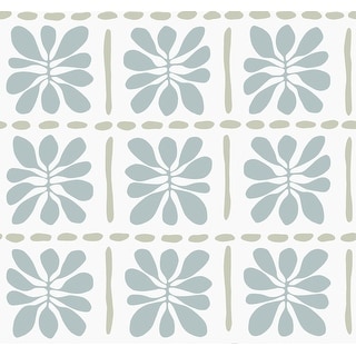 York Wallcoverings Mimosa Fleur Mineral Wallpaper