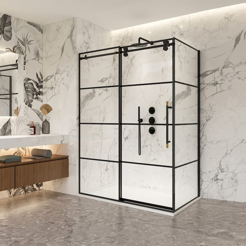 Losar Rectangle Single Sliding Framed Shower Enclosure