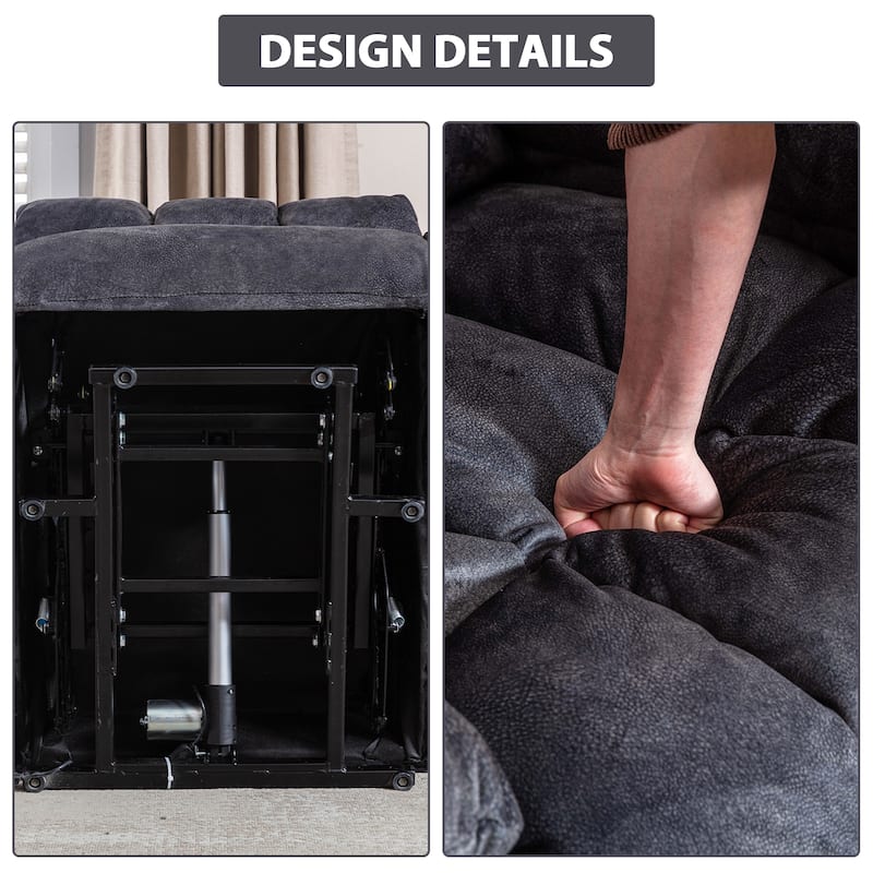 Big Power Lift Massage Recliner Chair for Elderly with Heated Vibration and USB Ports