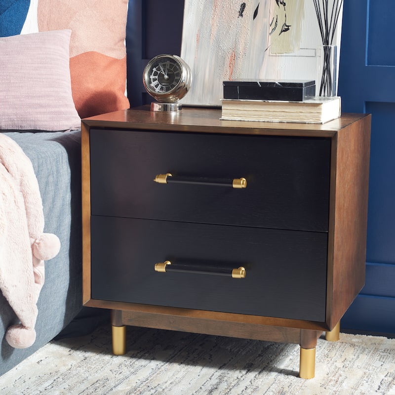 SAFAVIEH Dasia 2-Drawer Accent Table Nightstand