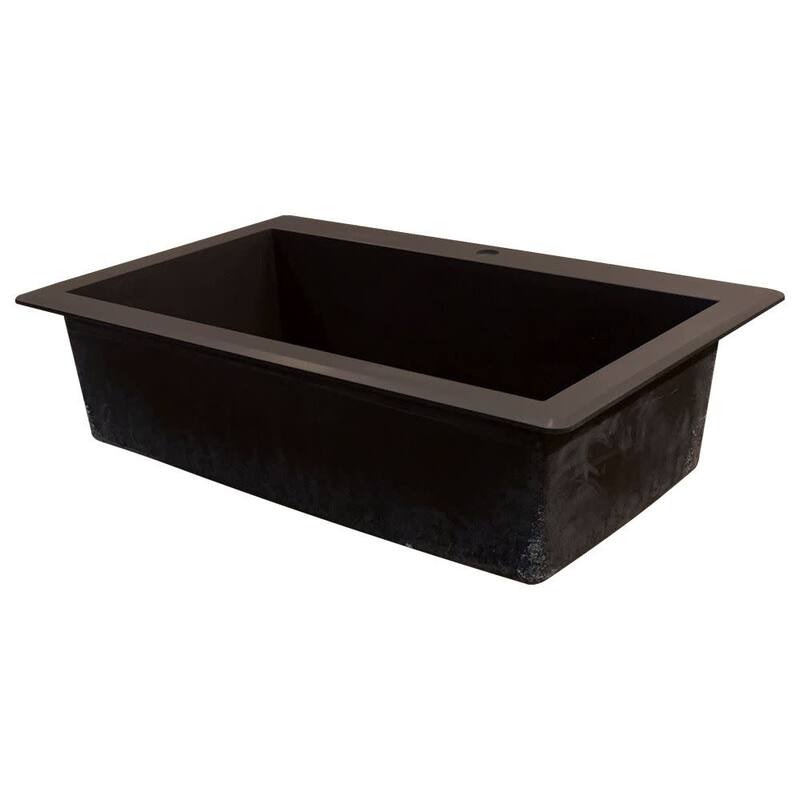 Transolid K-RTSS3322 Radius 33" Drop In Single Basin Granite Kitchen