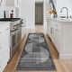 preview thumbnail 2 of 31, Garvee Washable Semicircle Geometric Stripes Area Rug
