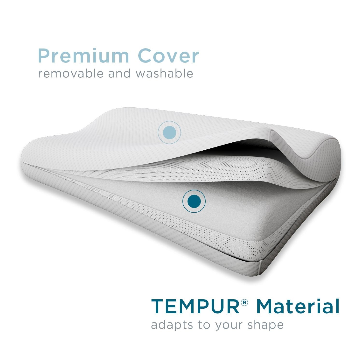 Tempur Pedic Ergo Neck Pillow Low Loft