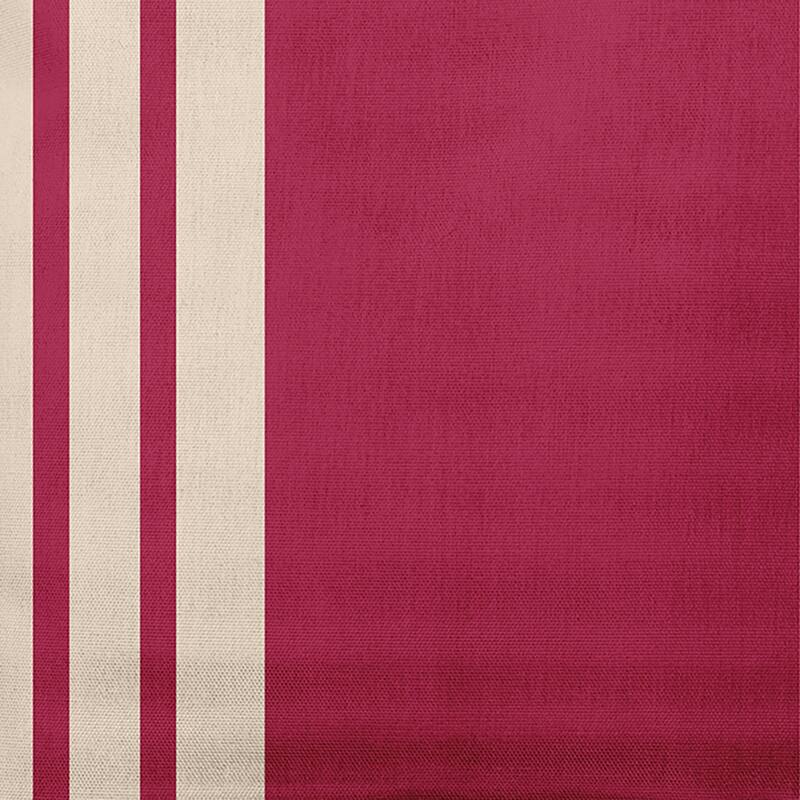 Stripe Decorative Throw Pillow - 14" x 20" - Cranberry