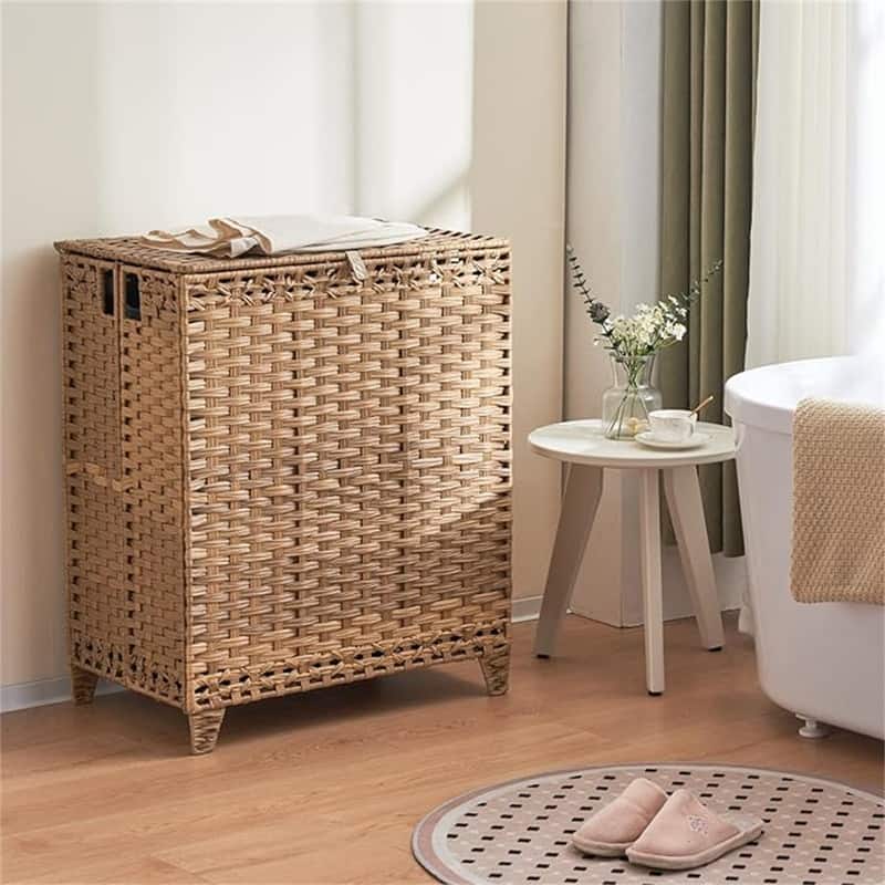 Laundry Hamper with Lid, 190L Large Laundry - 25.98"L x 15.75"W x 28.55"H