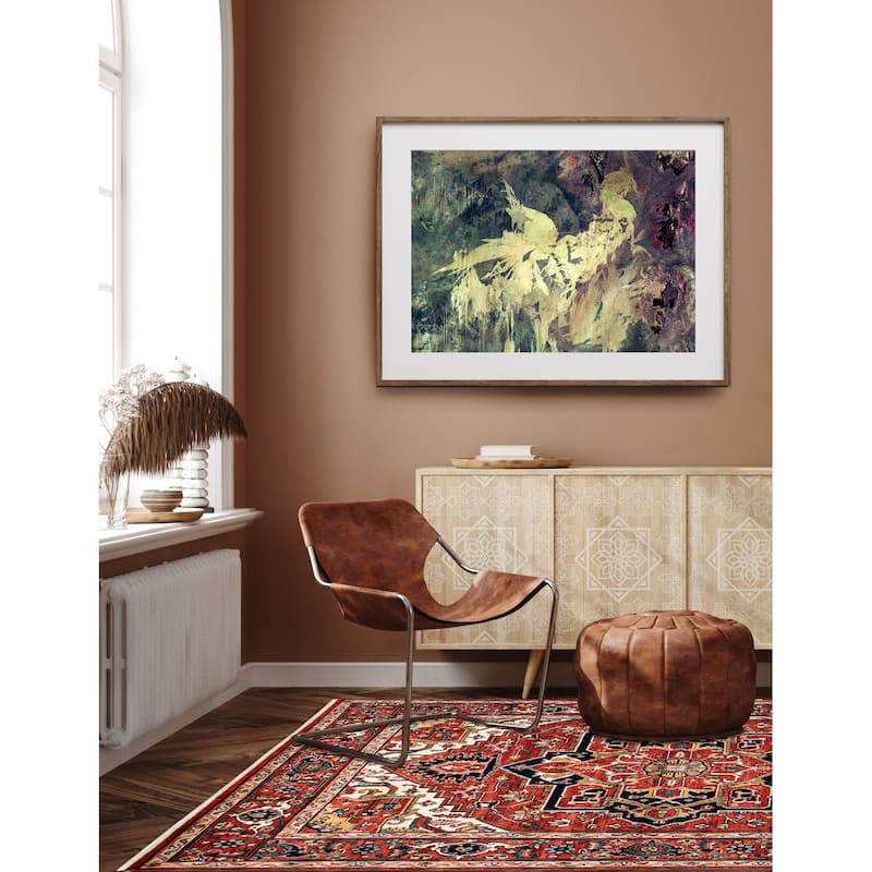 ECARPETGALLERY Hand-knotted Serapi Heritage Dark Copper Wool Rug - 10'0 x 13'10