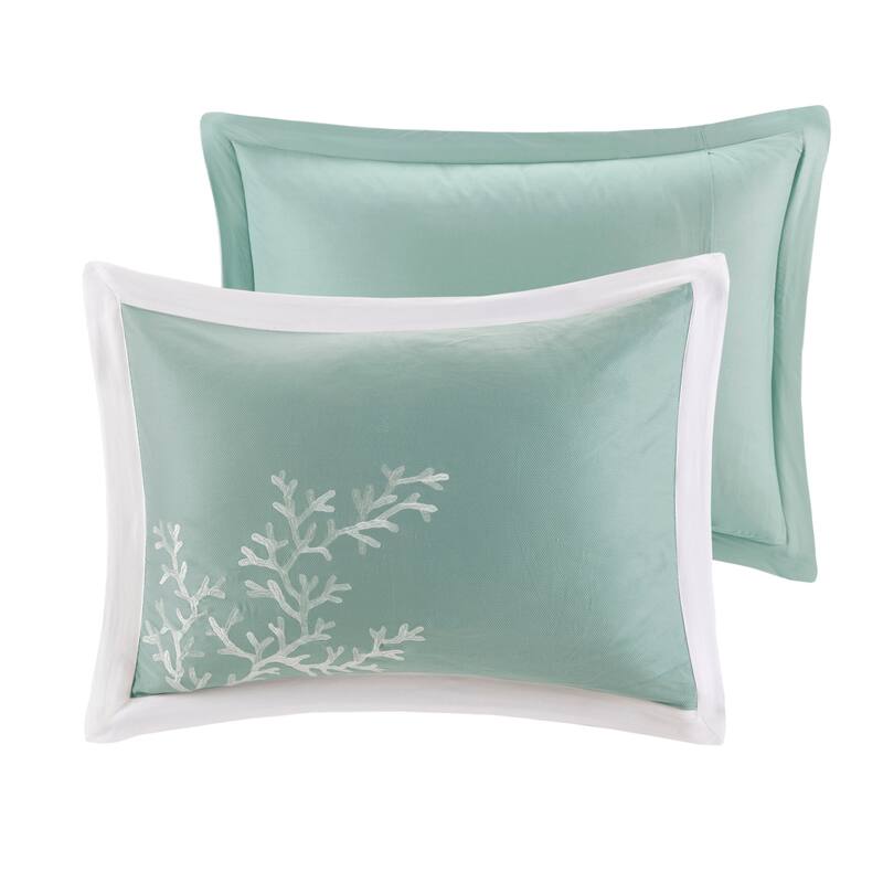 Harbor House Coastline Aqua Cotton Duvet Cover Set