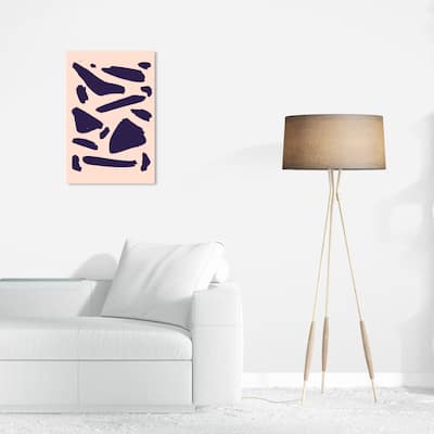 Wynwood Studio Canvas Abstract Animal Print Abstract Pink and Light Pink Modern & Contemporary Wall Art Canvas Print