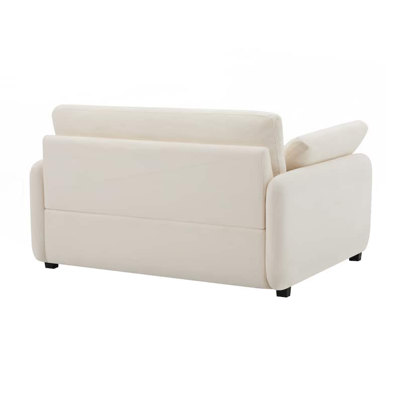 Oversized Chenille Single Sofa Chair