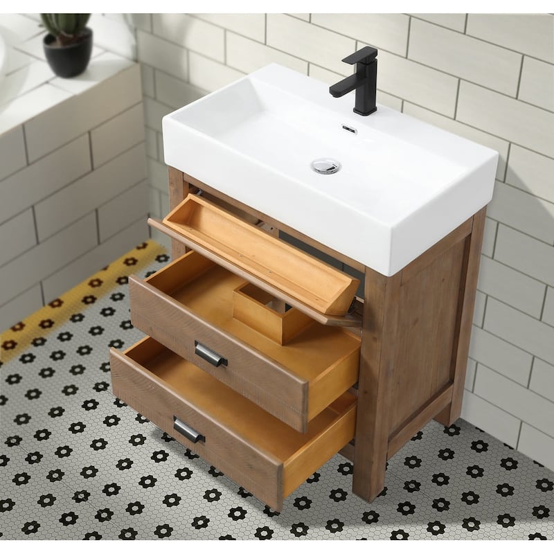 Ari Bath, Ava 30" Bathroom Vanity, Reclaim Fir - 30