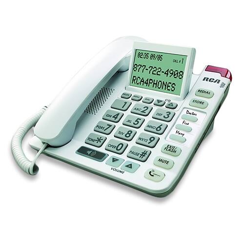 Shop Ge Rca 1124 1wtga Wall Mountable Amplified Big Button Corded