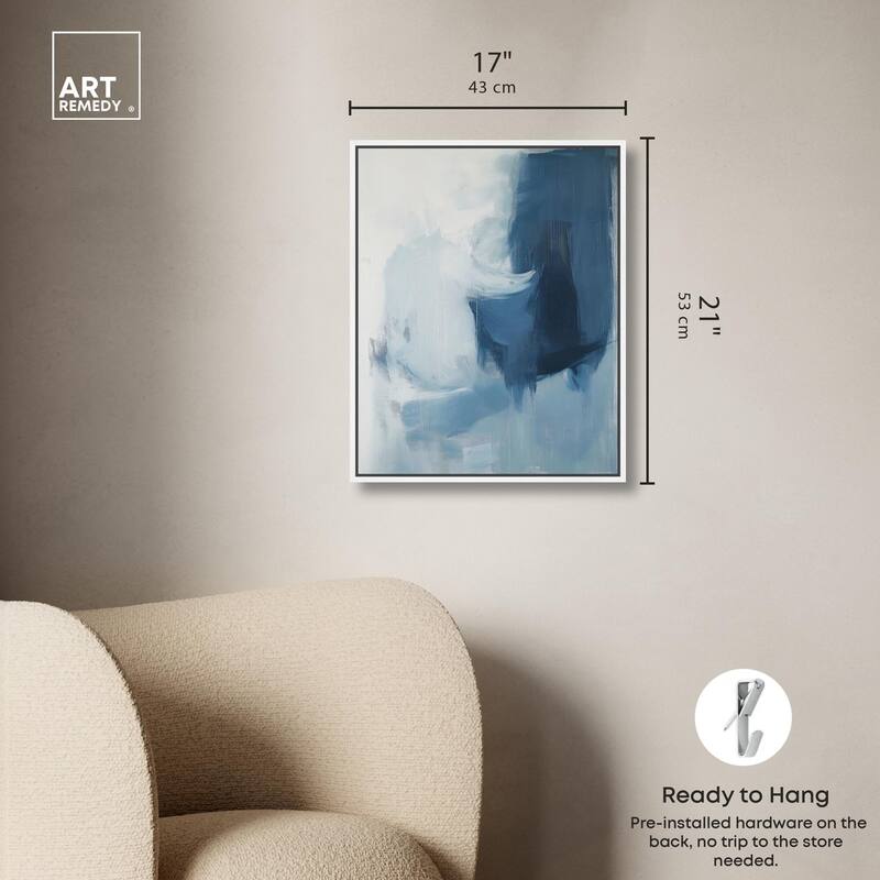 Glacial Reflections II Canvas by Art Remedy