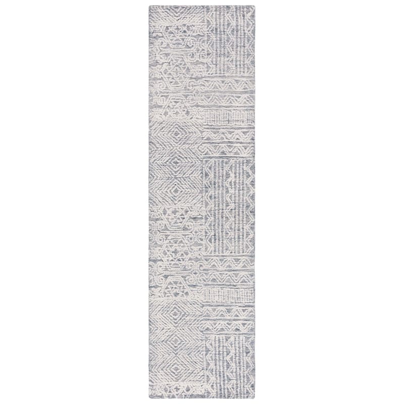 SAFAVIEH Handmade Abstract Edmonde Modern Tribal Wool Rug