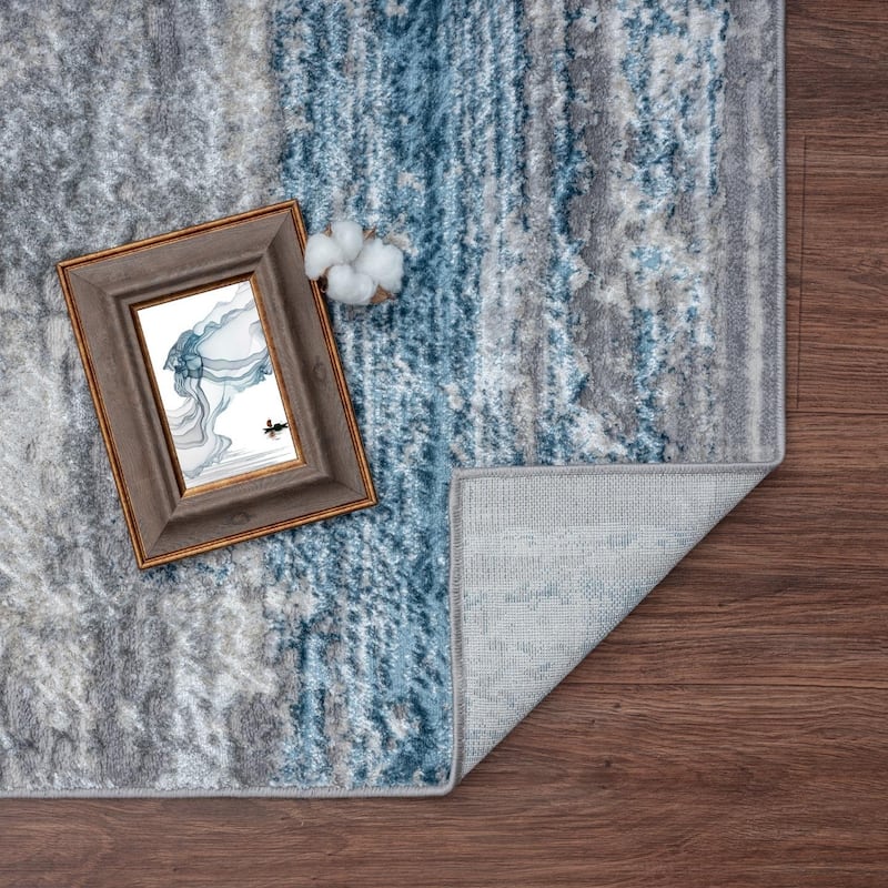 Luxe Weavers Modern Abstract Textured Area Rug for Living Room and Bedrooms