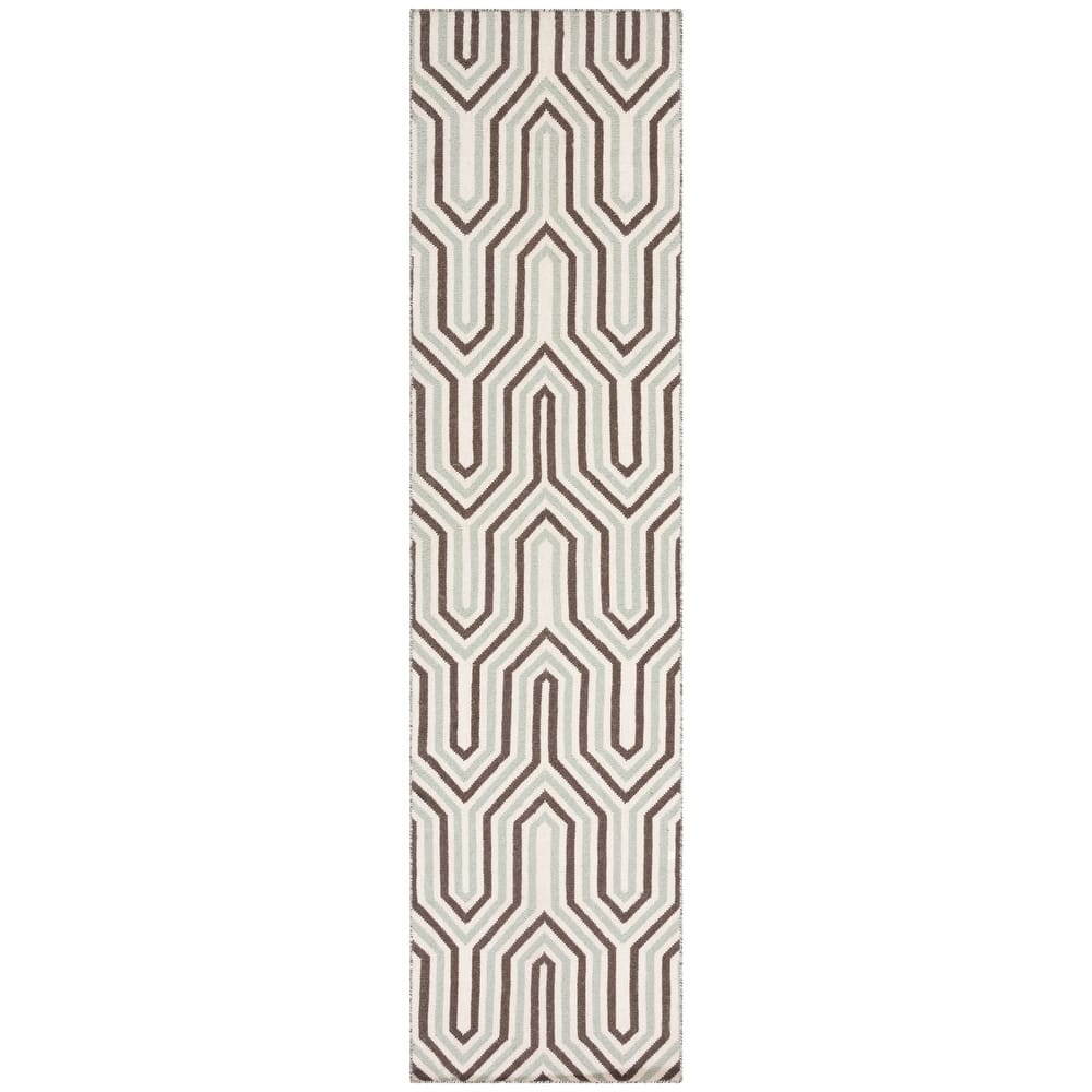 SAFAVIEH Handmade Flatweave Dhurries Keti Modern Moroccan Wool Rug