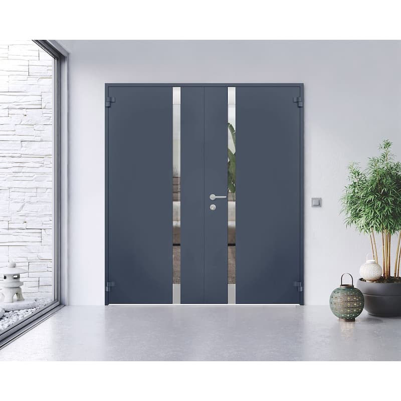 VDOMDOORS | Front Door Exterior Door | Fiberglass | Door Slab | 18x80, Custom Entry Door Steel Entry Door Prehung Exterior Door