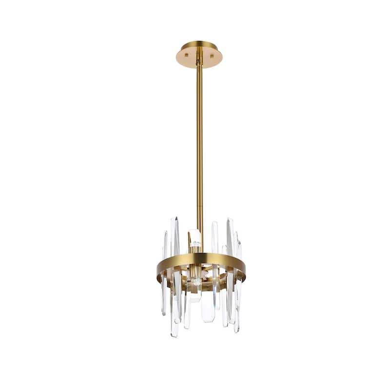 Indigo Home 10 inch crystal round pendant