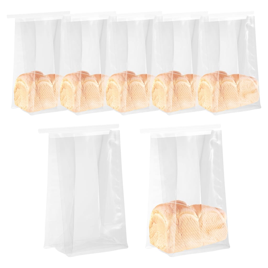 50Pcs Bread Bags for Homemade Bread, Bakery Bags - Clear