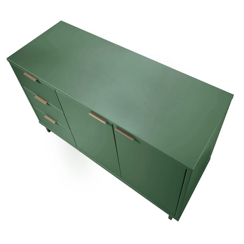 Manhattan Comfort Granville 55.07" 3 Drawer Modern Sideboard