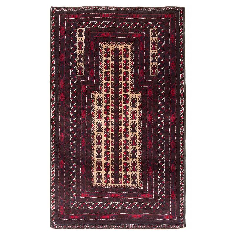Teimani Beige Rug 2'11" x 4'11" - 2'11 x 4'11 - Beige - 2'11 x 4'11