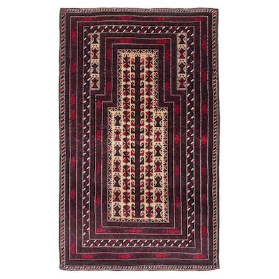 Teimani Beige Rug 2'11" x 4'11" - 2'11 x 4'11