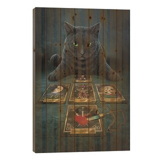 The Medium Print On Wood by Lisa Parker - Multi-Color