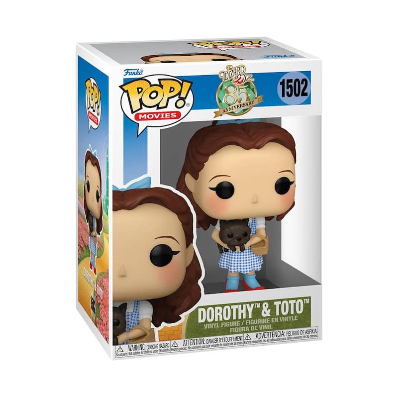 Funko Pop! The Wizard of Oz 85th Anniversary - Dorothy and Toto #1502