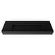 preview thumbnail 113 of 157, Pyramid Solid Surface Wall-Mounted Bathroom Sink 60" - Black