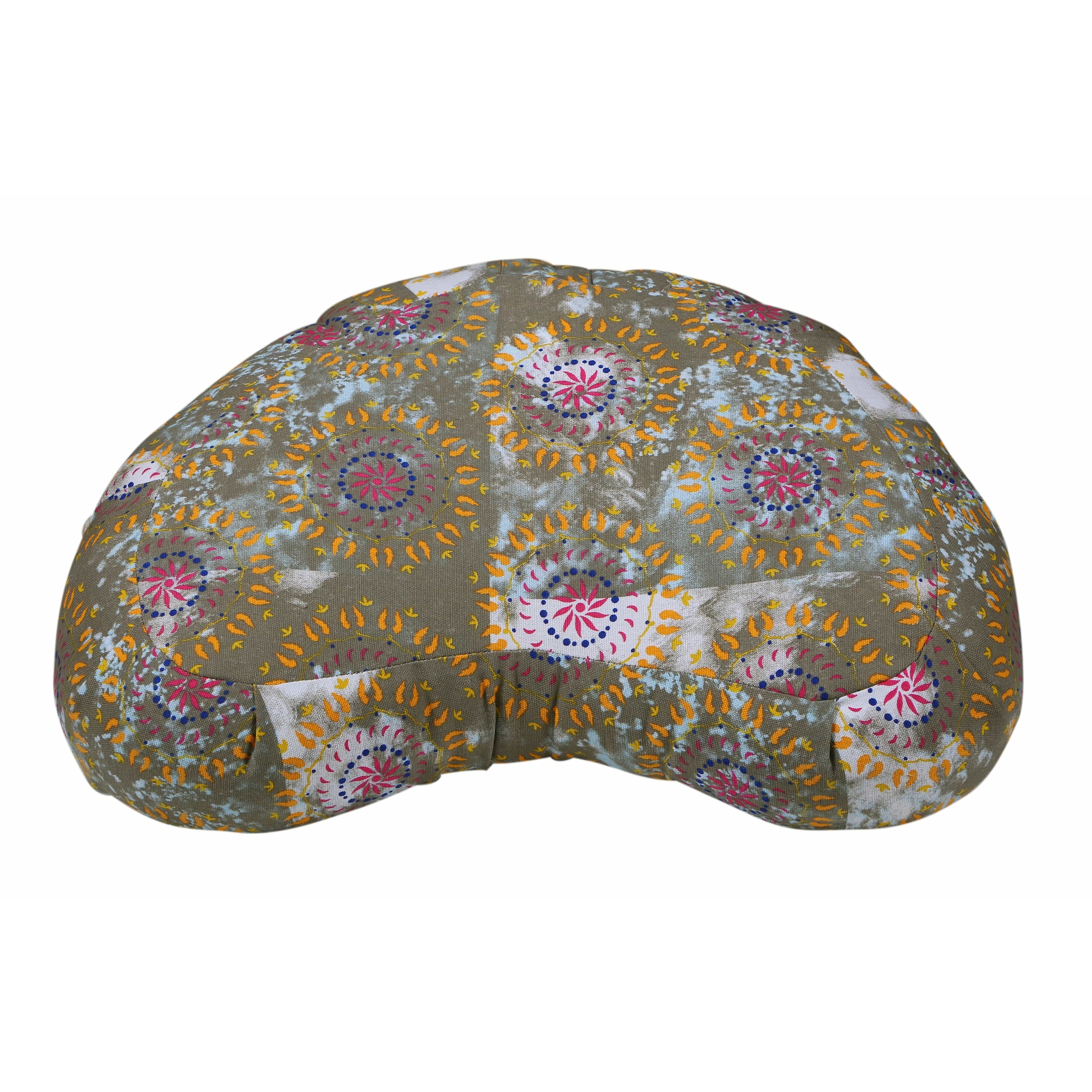 Half moon meditation on sale pillow