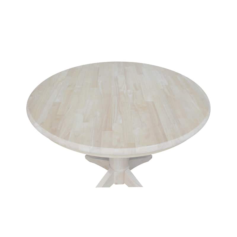 36" Round Pedestal Dining Table - Unfinished