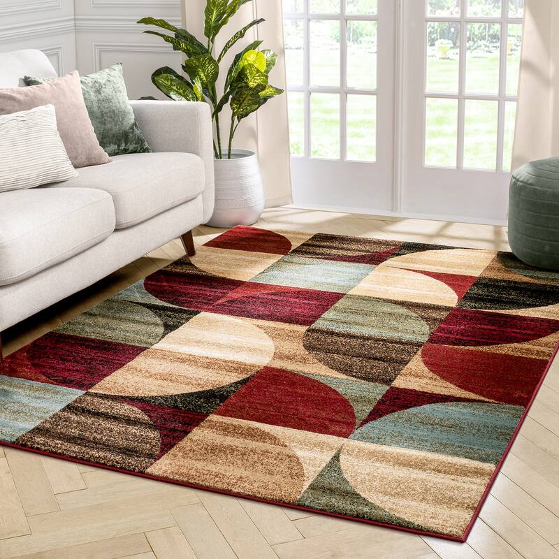 Well Woven Barclay Bowery Art Deco Modern Area Rug