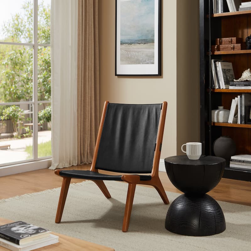 Art Leon Leather Lounge Chair