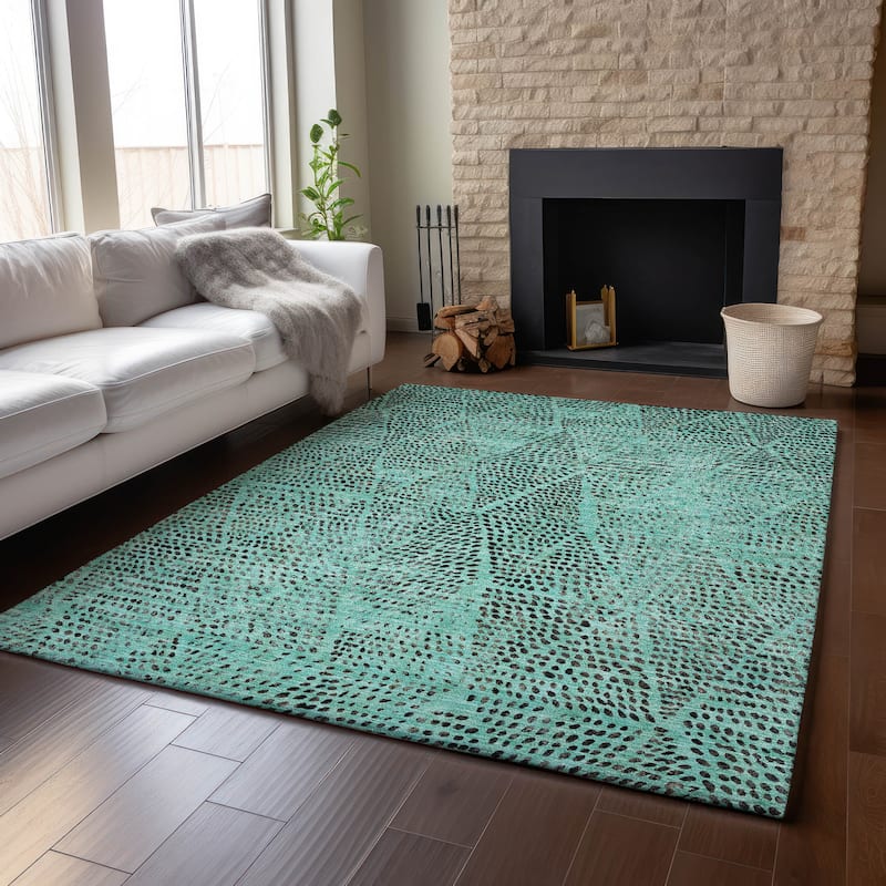 Premium Washable Super Soft Diamond Modern Mayfield Rug