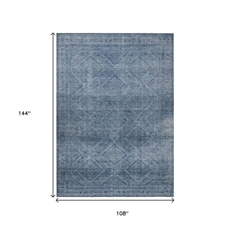 HomeRoots Geometric Transitional Rectangle Outdoor Rug