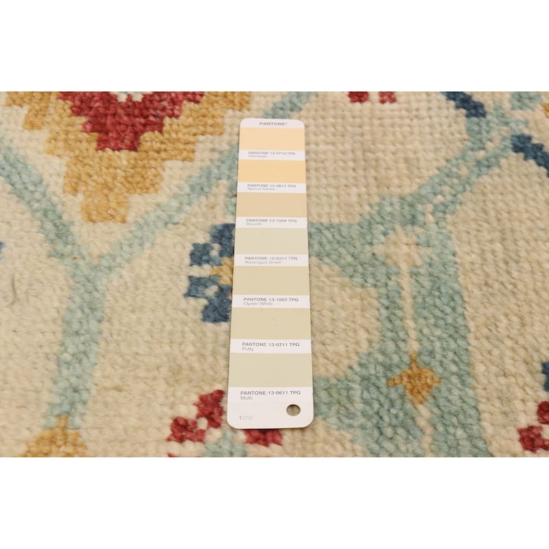 ECARPETGALLERY Hand-knotted Jules Serapi Light Khaki Wool Rug - 8'10 x 12'0