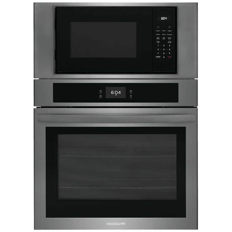 Frigidaire FCWM3027A 30" Wide 6.9 Cu. Ft. Oven and Microwave Combo - Black Stainless Steel