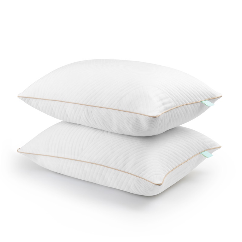 Martha Stewart Naturally Cool Memory Foam Cluster Pillow 2-Pack