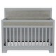 preview thumbnail 6 of 6, Baby Safe Crib, Pine Solid Wood, Non-Toxic Finish, Gray - 54in