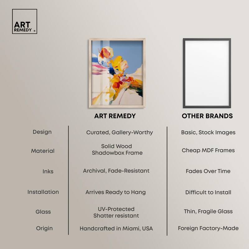 Flippant Bloom II Shadowbox by Art Remedy