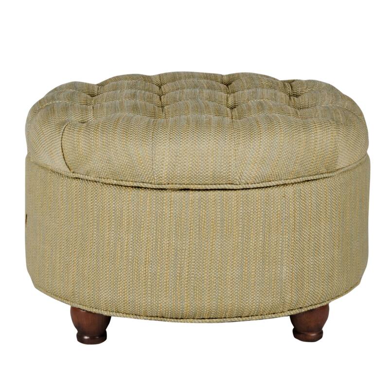 Copper Grove Moses Large Tufted Round Storage Ottoman
