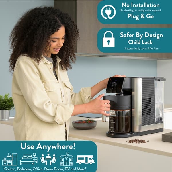 Aqua Optima Aurora 10 Cup Drip Coffee Maker & Coffee Machine - Bed Bath &  Beyond - 39117710