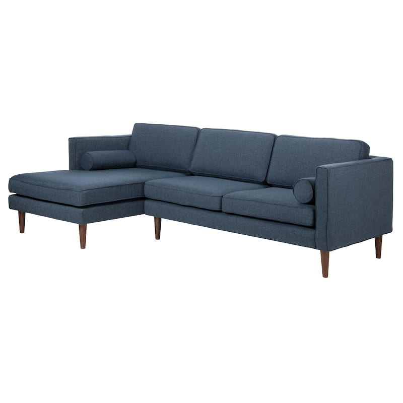SAFAVIEH Couture Dulce Mid-Century Chaise Sofa - 98"W x 60"D x 33"H