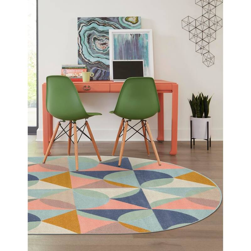 Contemporary Heloise Collection Area Rug