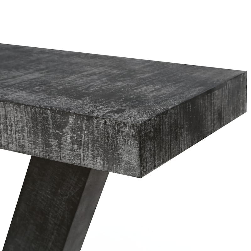 Wood Entryway Bench with 2-Tier Solid Wood Veneer Storage Cabinet, Rustic Wide Design for Hallway