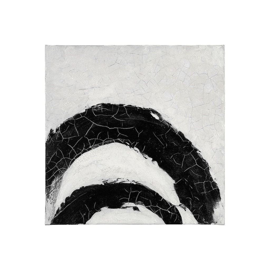 Yang (white) (30 x 30) Canvas Art Print